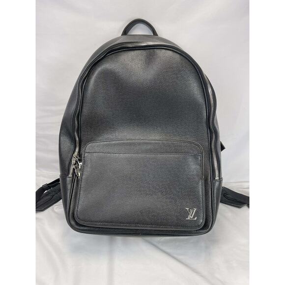 Louis Vuitton Taiga Leather Alex Backpack Noir Black SPB-JB 358715 Louis Vuitton Taiga Leather Alex Backpack Noir Black SPB-JB 358715